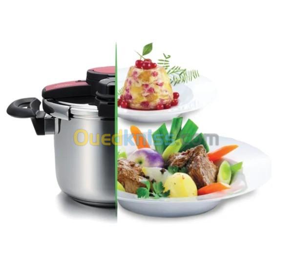  Cocotte minute Robust En Acier Inoxydable 2en1- 6L -  3