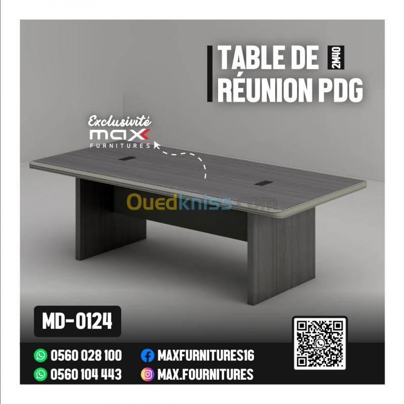  TABLE DE RÉUNION PDG - VIP - IMPORTATION - MD-0124 - 2,40M