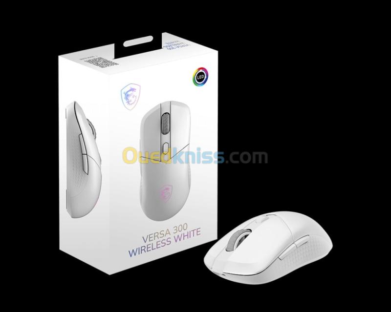 Souris Gaming MSI Versa 300 Wireless (sans fil) Blanc 4