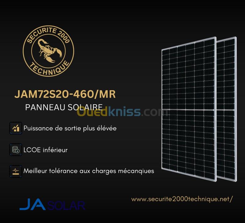  Panneau solaire monocristallin demi-cellule 460W MBB de JA Solar