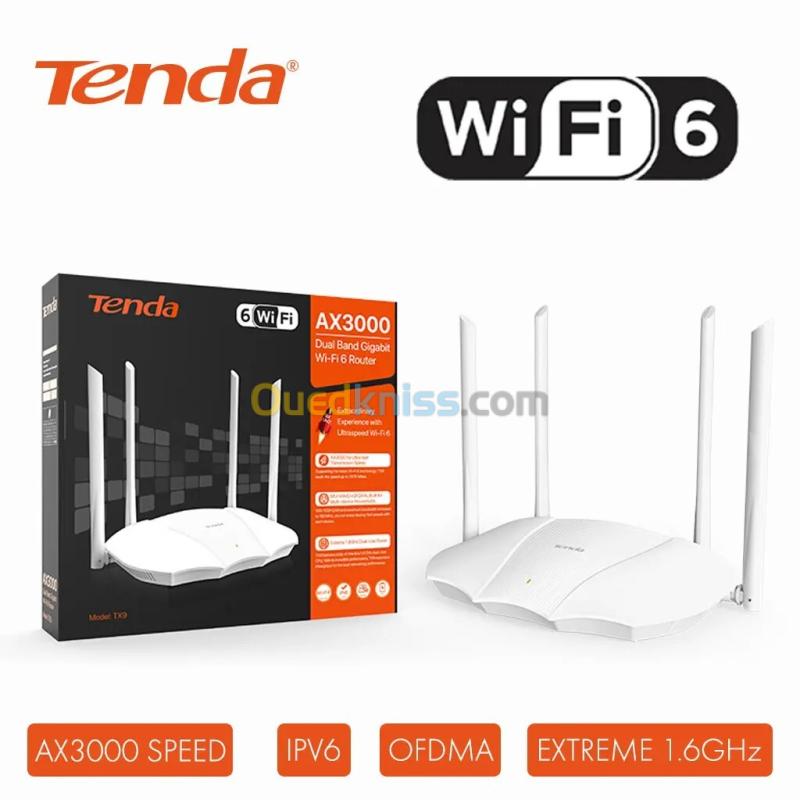 ROUTER TENDA WIFI 6 TX9 AX3000 DUAL BAND Oran Oran - Ouedkniss.com ...