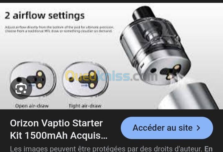 Cigarette électronique Vaptio horizon 5