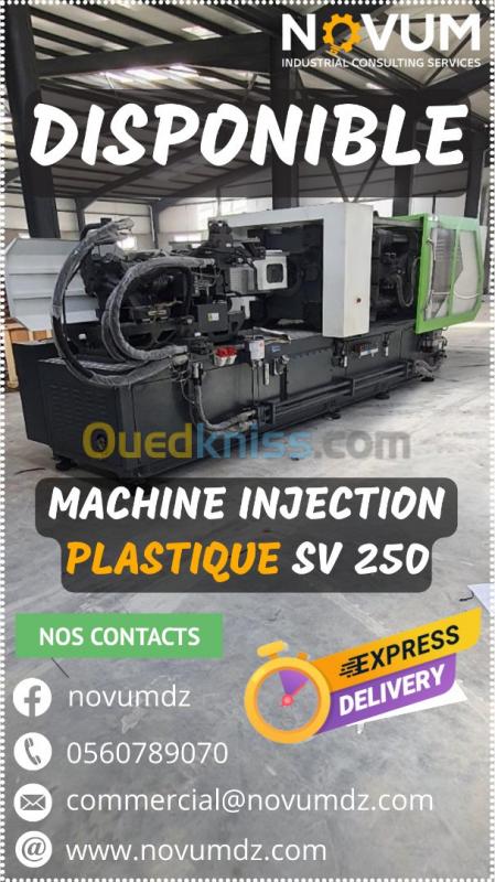 Machine d'injection plastique d'occasion, machine de moulage par injection