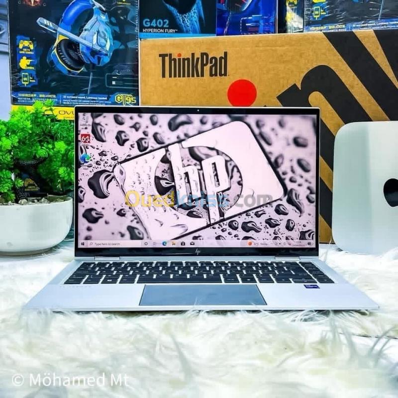 HP ELITEBOOK 830 G8  / intel i5 -1145G7   4.7ghz /  ram 16 gb ddr4 3200 hz / disk 512 gb ssd nvum / intel iris xe graphique  4gb /ecran 13.3 pouce x360 tactile 3
