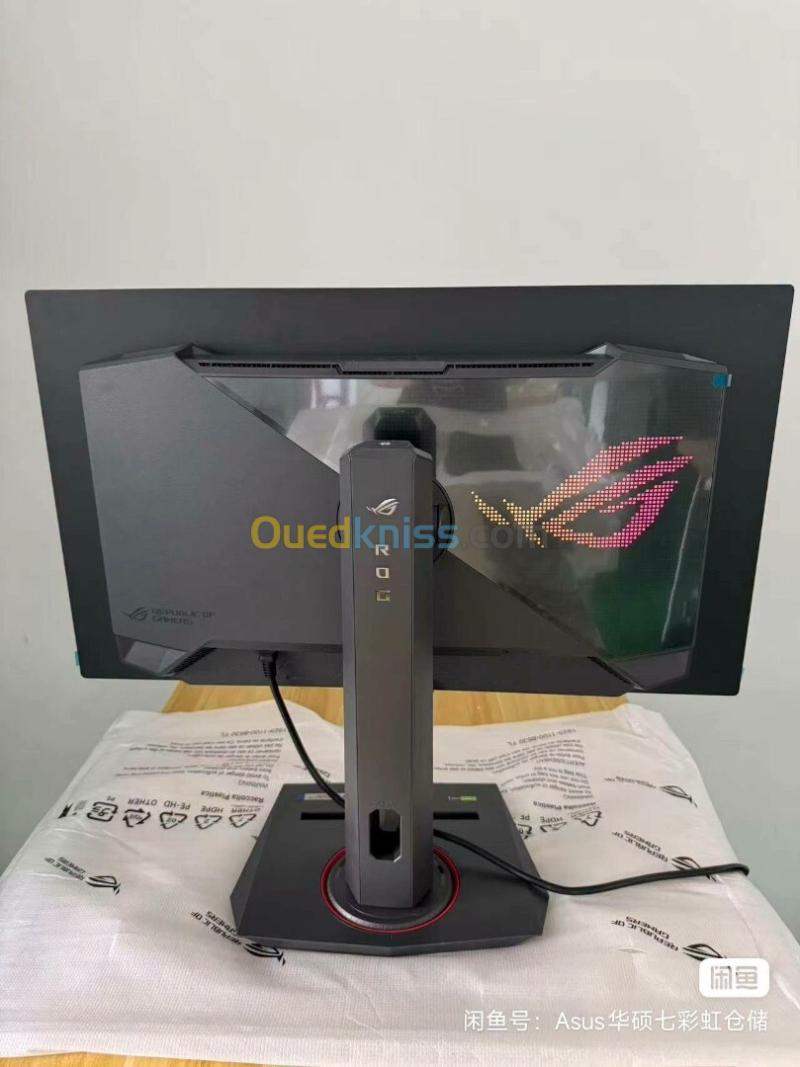 Moniteur gaming ROG Strix OLED XG27AQDPG/dalle QHD QD-OLED, 500 Hz, 0,03 ms (GTG), OLED Anti-Flicker 2.0, dissipateur thermique personnalisé, OLED Care Pro, capteur de proximité NeO