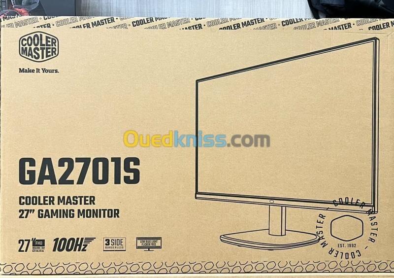 ECRAN COOLER MASTER GA2701S - 27" FHD - DALL IPS - 100HZ - 1MS - ADAPTIVE SYNC - HDMI - VGA 2
