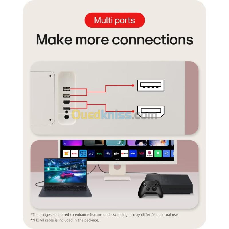 ECRAN LG 27SR50F SMART - 27" FHD - 60 HZ - DALLE IPS - 5MS -BLUETOOTH - webOS - eARC -HAUT-PARLEURS 16