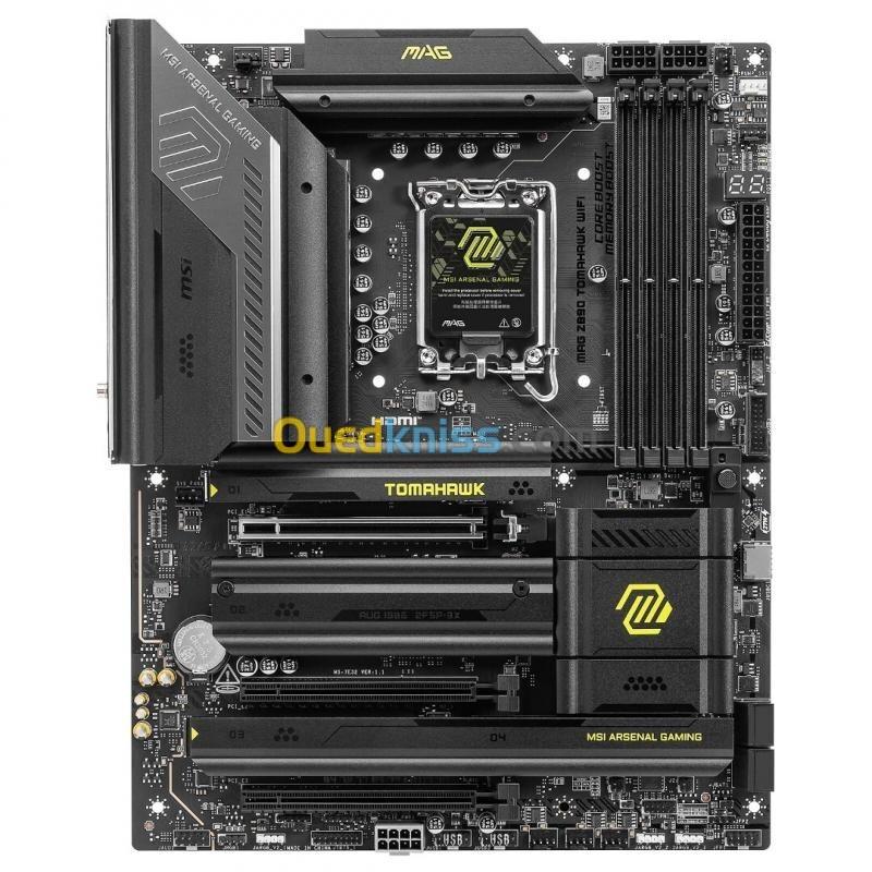 MSI MAG Z890 TOMAHAWK WIFI - ATX SOCKET 1851 - INTEL Z89 - 4X DDR5 - M.2 PCIE 5.0 - WI-FI 7 - LAN 5G 2