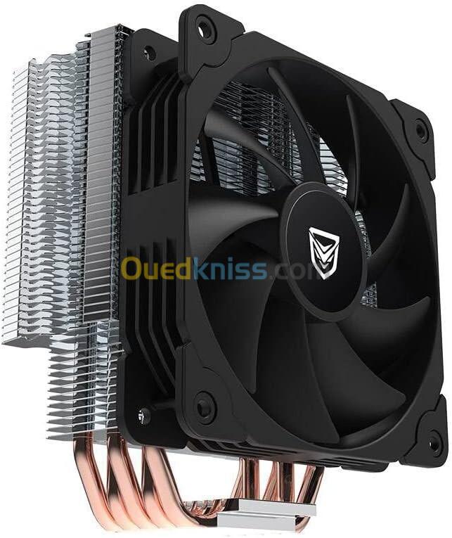 NFORTEC VELA X 5 PIPES - REFROIDISSEUR CPU - INTEL & AMD - 120MM FAN - SILENCIEUX - ALUMINIUM- BLACK 3