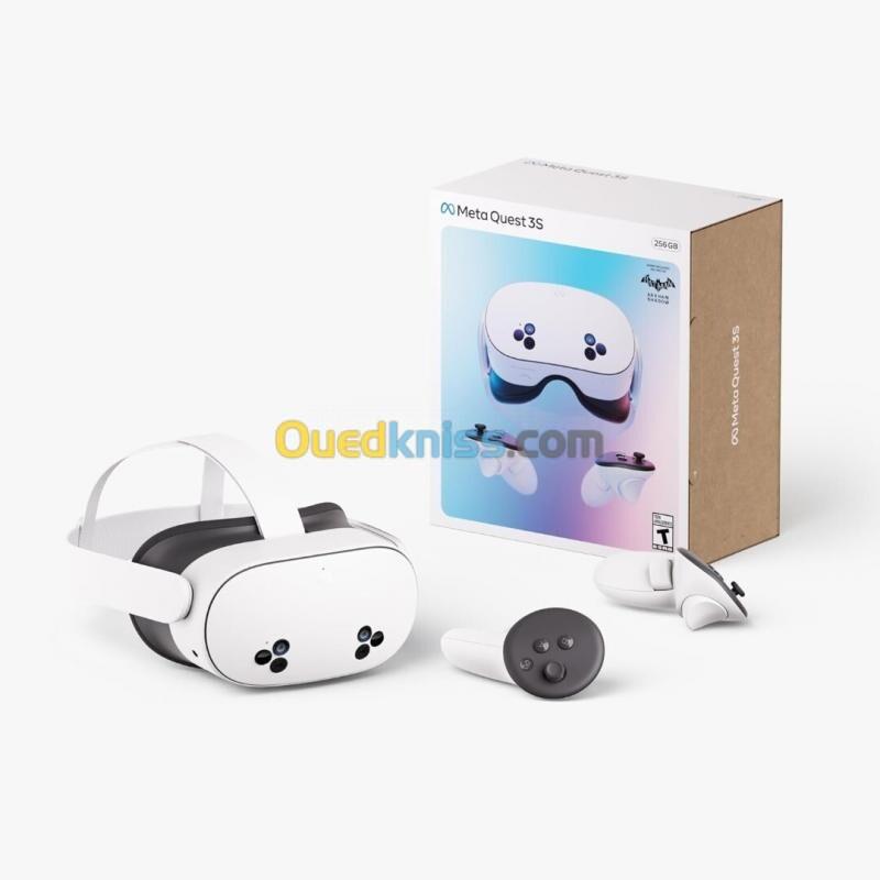 OCULUS META QUEST 3S - 256GO 4K - SNAPDRAGON XR2 GEN 2 - ALL-IN-ONE - QUEST TOUCH PLUS - 2 MANETTES