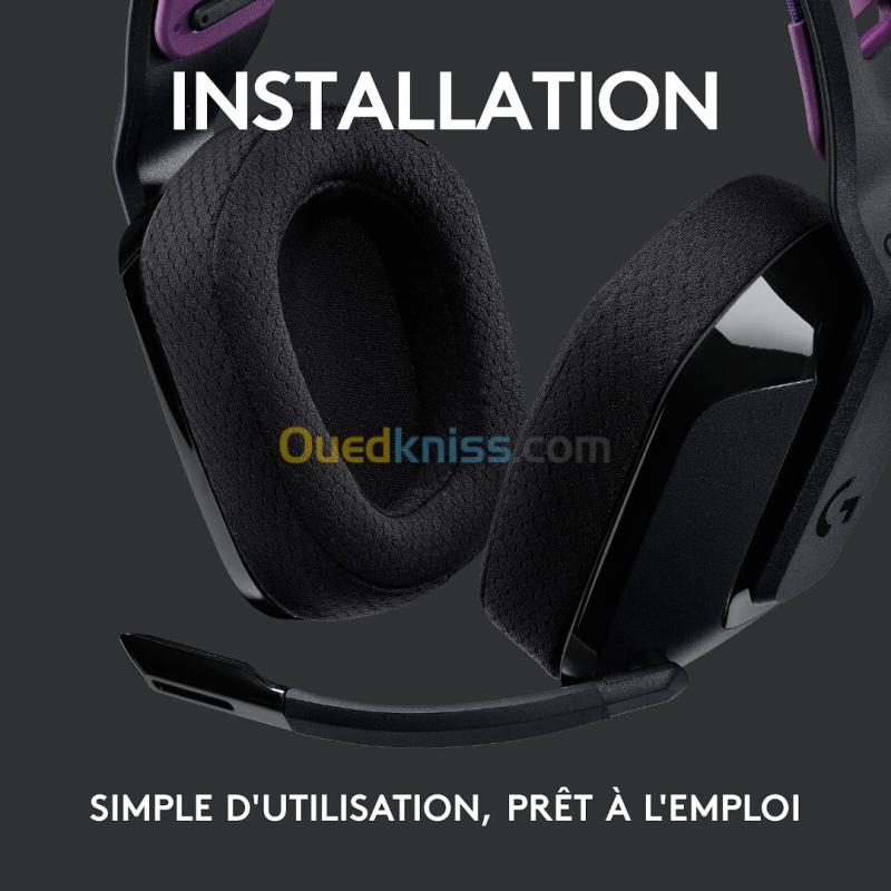 CASQUE GAMING LOGITECH G535 - SANS FIL - LIGHTSPEED - MICRO UNIDIRECTIONNEL - PC / PS4 / PS5 - BLACK 5