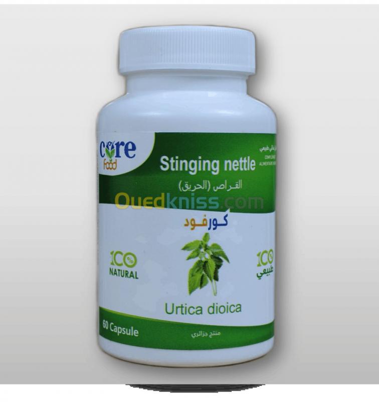  Ortie corefood - 60 gélules - Stinging Nettle - Antihistaminique Naturel Et Allergie 