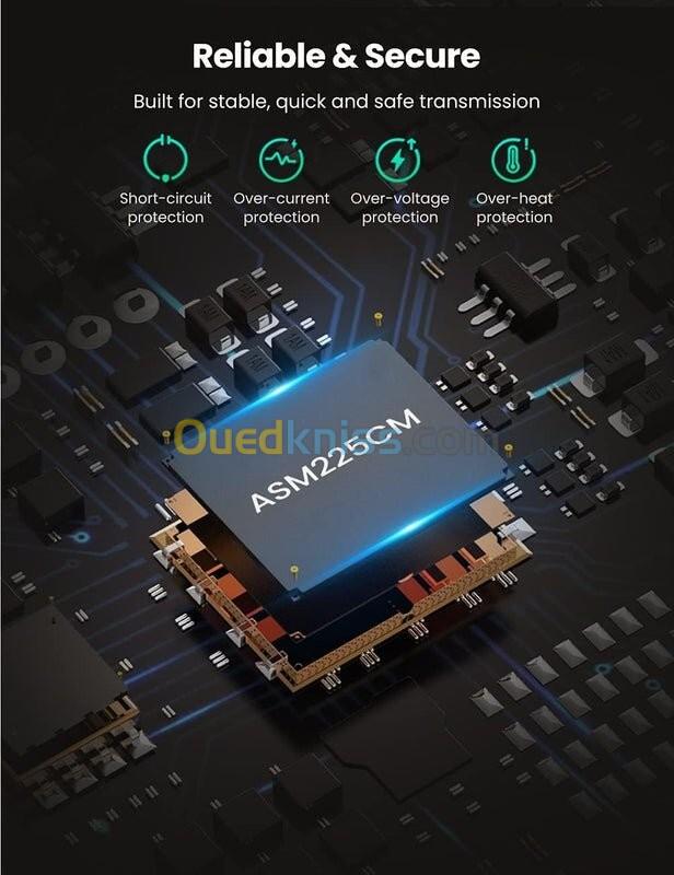 Adaptateur UGREEN SATA (disque dur) to USB3.0 5Gbs REF: CM321 [P/N: 70609] 5