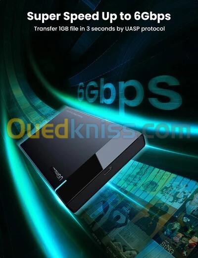 Rack UGREEN 2.5'' USB-C to USB 6Gbs REF: US221 [P/N: 50743]
