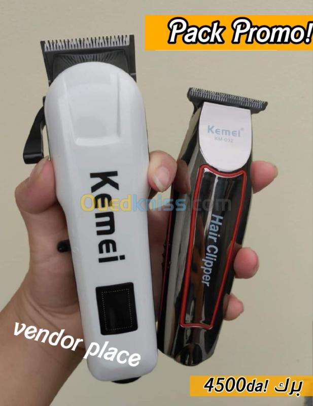  Pack 2 tondeuse kemei 809A+ 032