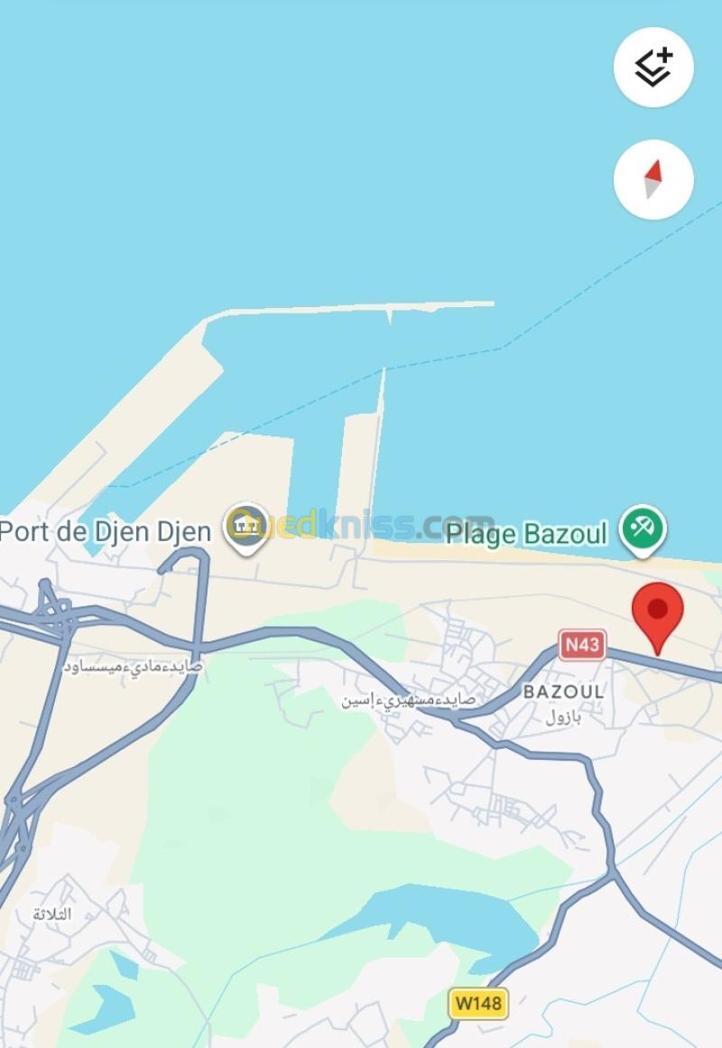 Vente Terrain Jijel Taher
