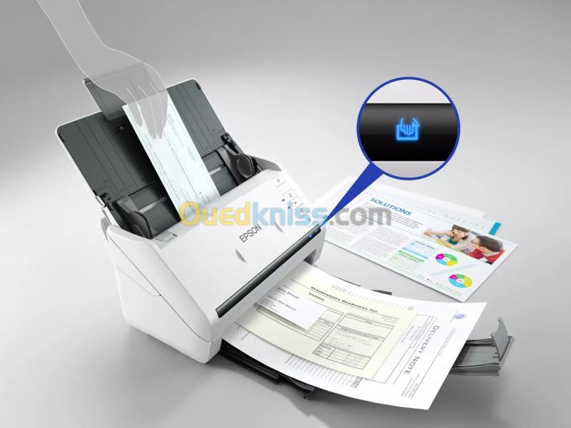 SCANNER EPSON WORKFORCE DS-770II WITH RECTO-VERSO A4 600 X 600DPIA45PPM MONO COULEUR 7000P/J USB 3.0 4
