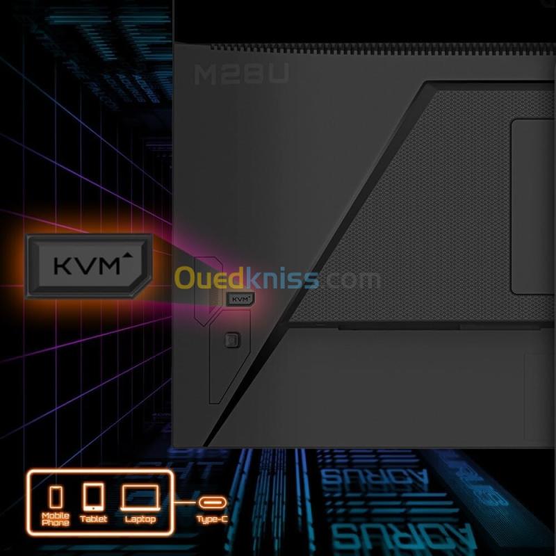 ECRAN GIGABYTE M28U 28 POUCES FOR GAMING 4K UHD 1MS 144HZ IPS HDR / HDMI 2.1 / DISPLAY PORT 1.4 2
