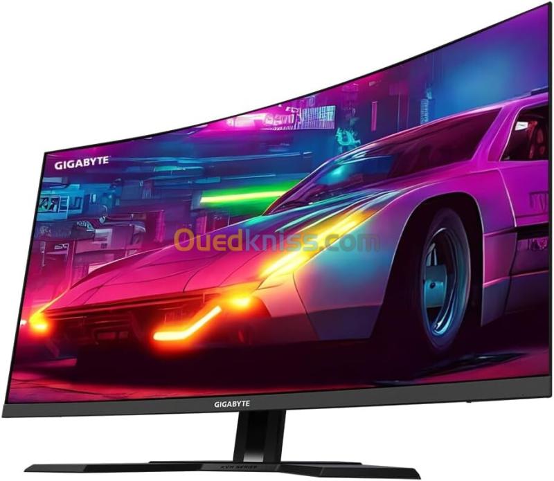 ECRAN GIGABYTE M32UC 32 POUCES FOR GAMING 4K UHD 1MS 144HZ 1500R IPS HDR/HDMI 2.1/DISPLAY PORT 1.4 2