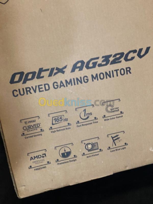  monitor gaming curved 165hz MSI