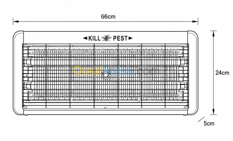 Insect killer 40W anti moustiques mouches lampe moustique tigre uv piège Désinsectiseur insectes 10