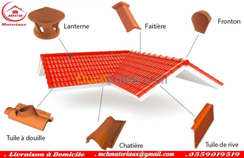  مواد البناء الحمراء لديكور المنازل