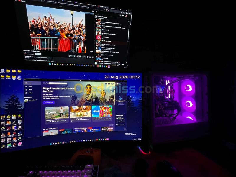 HYBROKE WINGS 32inch 2K 165hz curved monitor