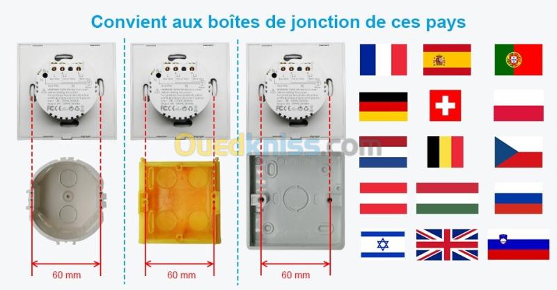 Interrupteur volet roulant 7 eme génération fonctionne avec tuya,smart life, compatible avec Alexa 8