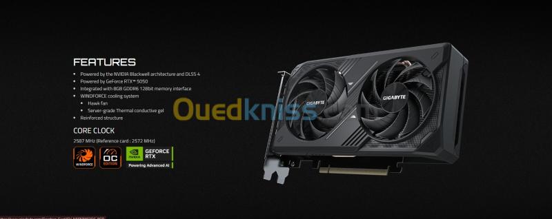 GIGABYTE GeForce RTX 5050 WINDFORCE OC 8G 2
