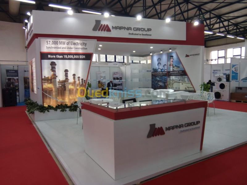 CONCEPTION ET RÉALISATION DE STANDS Alger Algérie