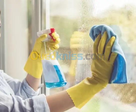  Femme de ménage à domicile, service pour particulier, sociétés & entreprise de nettoyage عاملة نظافة
