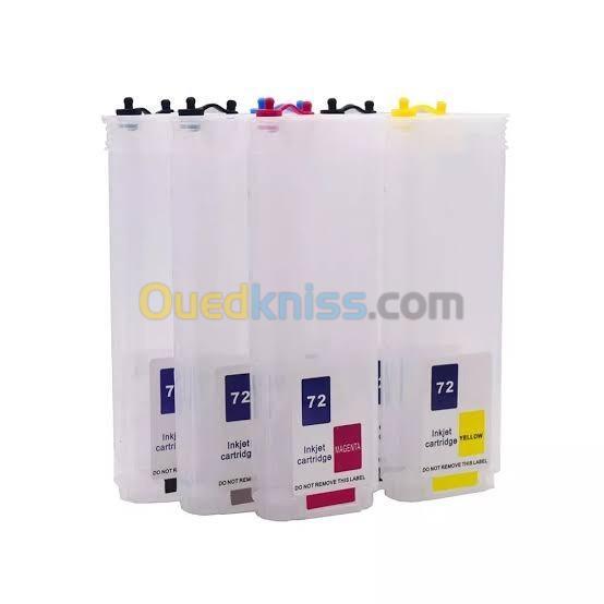 Cartouche rechargeable HP 500 510 800 t1100 t790 4