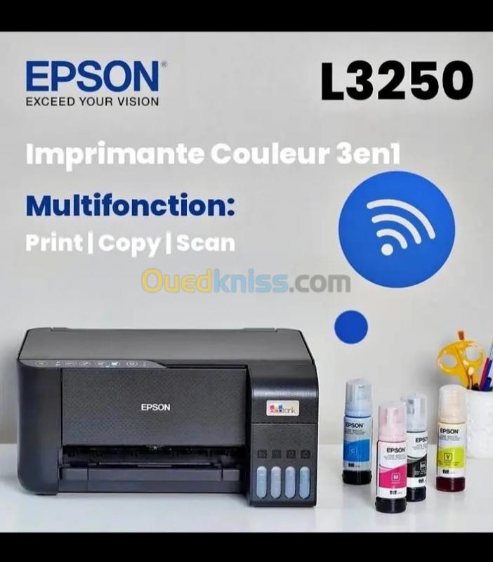  Imprimante Jet D'encre Multifonctions WIFI EPSON L3250