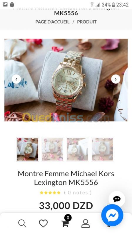 Michael Kors Montre Femme MK5735   Achatvente montre Femme Doré rose  Acier  Soldes Cdiscount