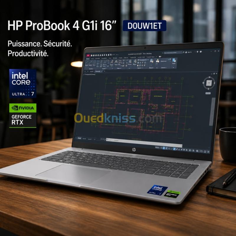 HP ProBook 4 G1i 16 Intel Core Ultra 7 255H | 24GB | 512GB | RTX 3050 4GB | 16" 2