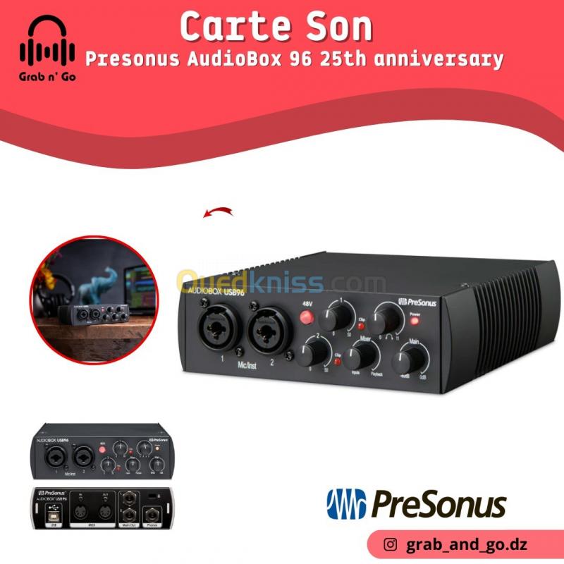  Carte Son Presonus Audiobox 96 25th Anniversary Edition