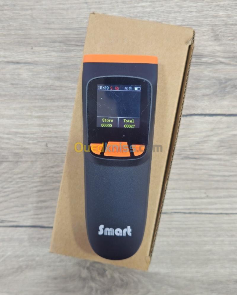 LECTEUR CODE BARRE A MAIN SANS FIL MINI SMARTPOS / 2D / BT / AVEC AFFICHEUR SCREEN / SP-M82 5