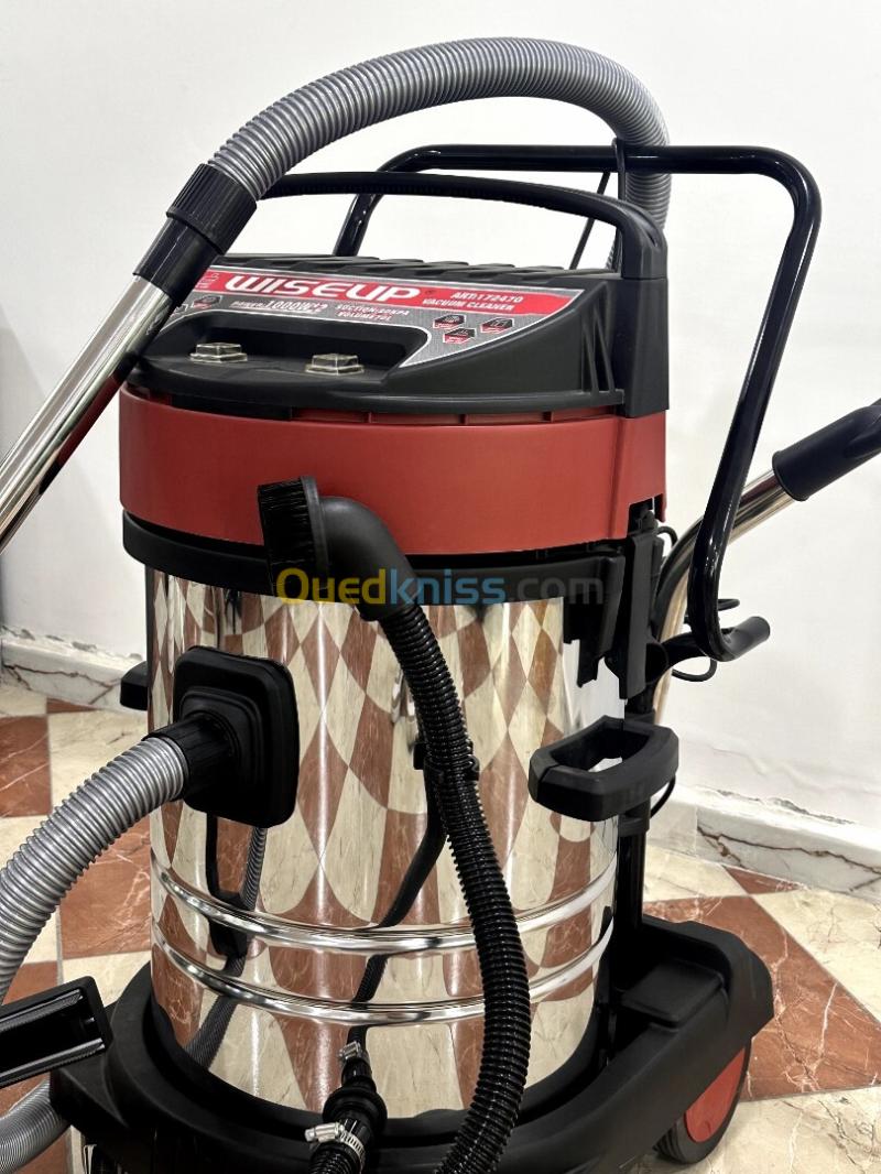Aspirateur eau et poussière avec chariot industriel ART 702470 - marque WISEUP 4