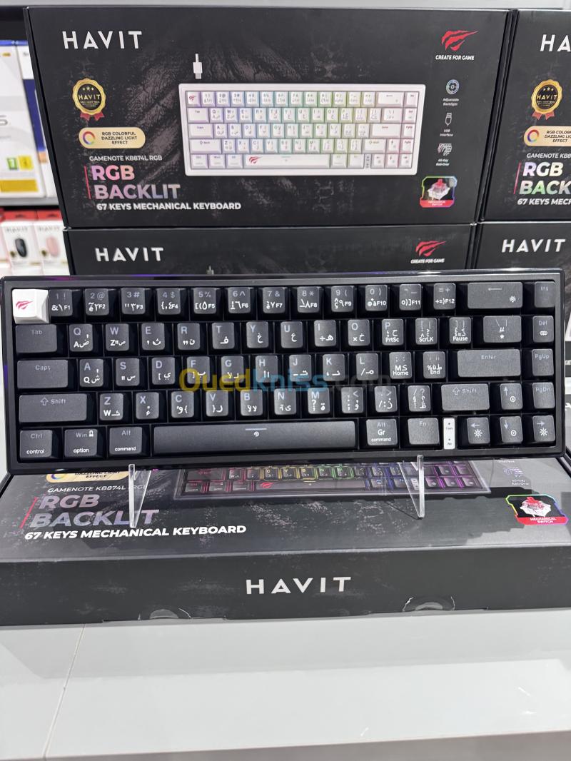 HAVIT KB874L - Mechanical Gaming Keyboard - Red Switches