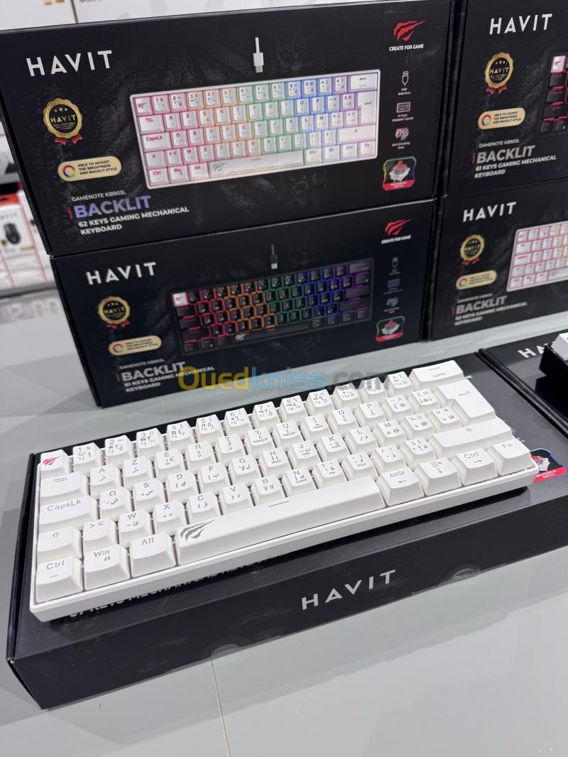 HAVIT KB903L - 60% Mechanical Gaming Keyboard - Jiuzi Red Switches 2