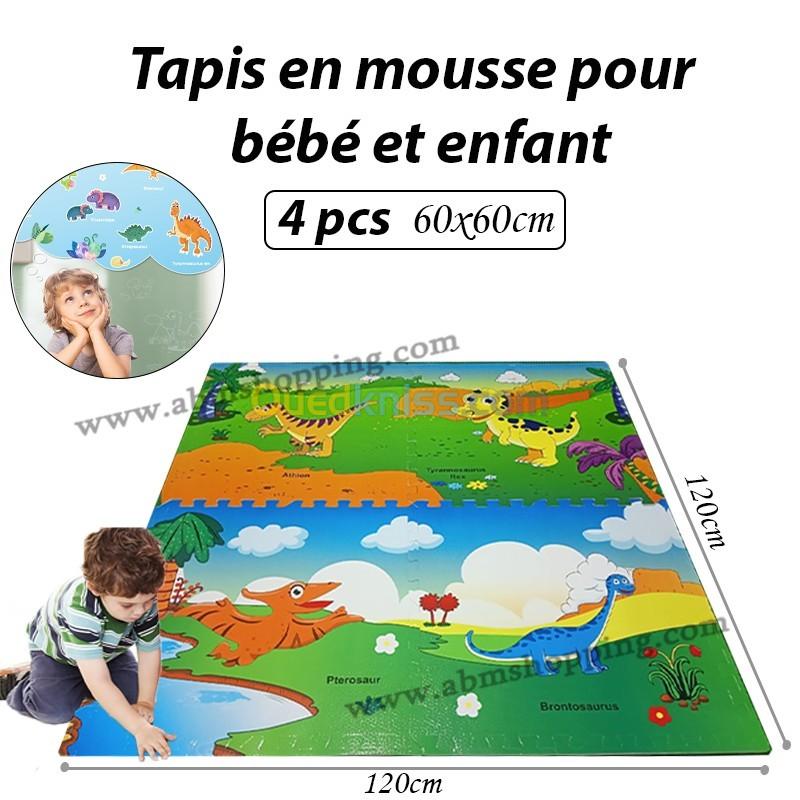 Tapis en mousse pour bébé et enfant motif dinosaures 120x120 cm - Alger  Algérie
