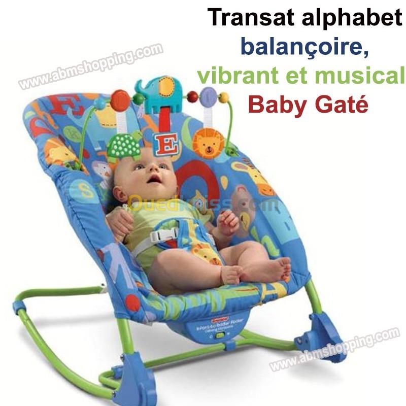  Transat alphabet balançoire vibrant et musical - Baby Gaté