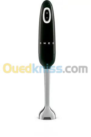 BRAS Mixeur Smeg ,Fonction Turbo et Système de Coupe Flowblend, Puissance 700W,Noir - HBF11BLEU