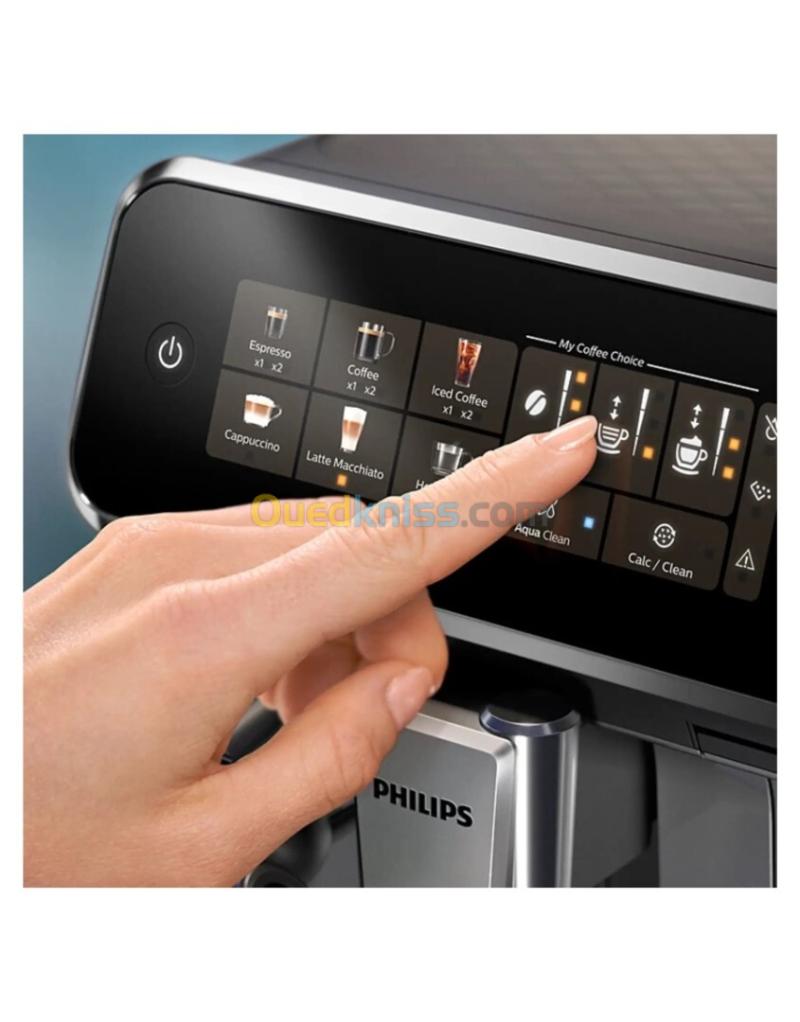 Machine a café a grain Philips latteGO séries 3300-15bar- grains 275g/eau1,8L /lait0,26L -EP3347/90 5