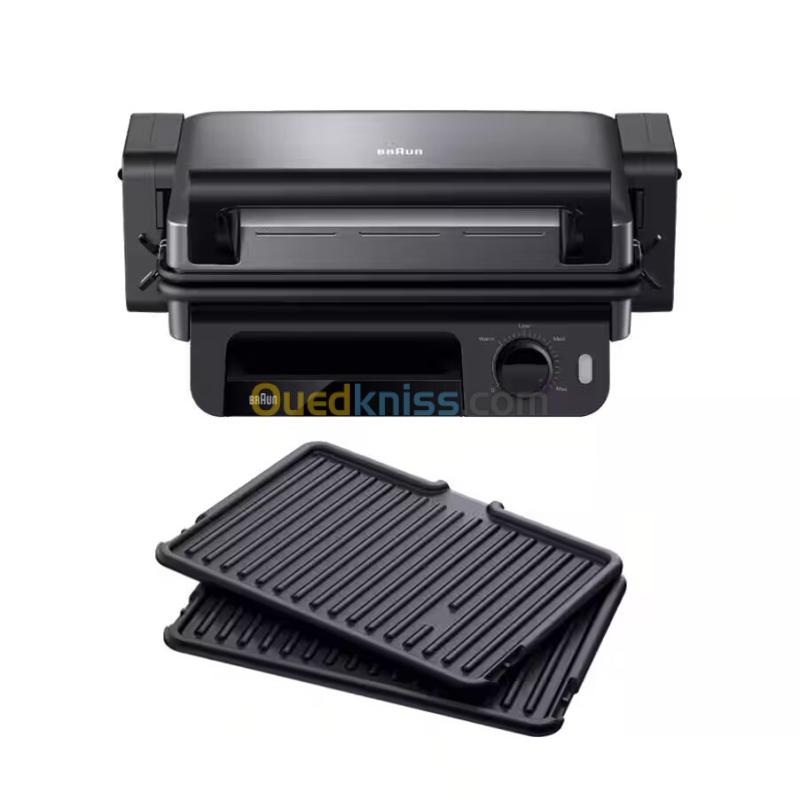 panineuse braun  multigrill 5 -3en1 - 2000w -cg5010 - ( panineuse \ grill \ gratine )