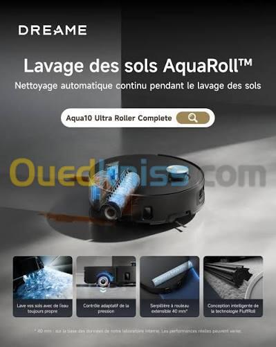 Robot aspirateur laveur Dreame Aqua10 Ultra Roller Complete 30000pa 4