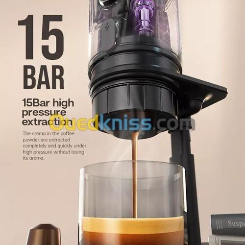 HiBREW Machine a cafe H4B Portable Sans Fil 3en1: NES , DG , CAFE MOULU ,15 Bars,  Rechargeable 3