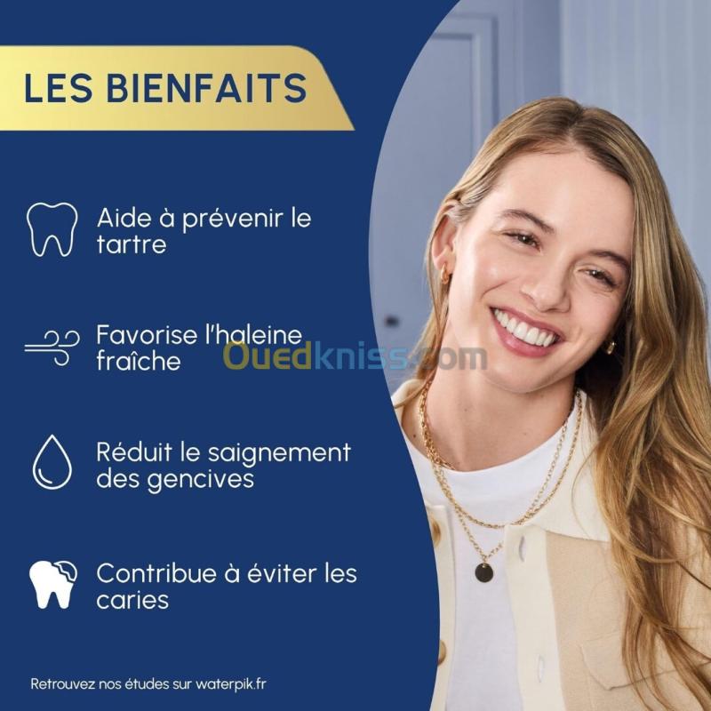 waterpik hydropulseur ultra Professional wf660 -6 embouts - 650ml - 2modes de fonctionnement - 10 reglages de pression 5