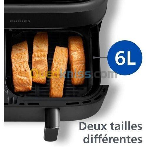 Philips Air Fryer Série 3000 - Cuisson saine, ,  9 L , écran tactile,  deux tiroirs-NA350/09 3