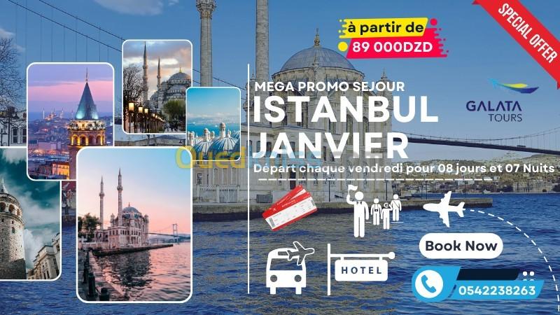  Promo Voyage Istanbul 08 Jours Mois De Janvier 99000 dzd
